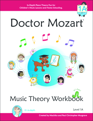 April Avenue Music - Doctor Mozart Music Theory Workbook - Level 1A